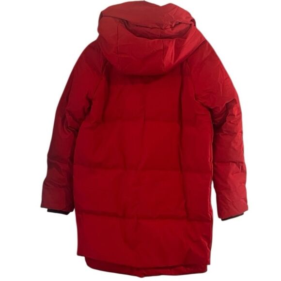 OROLAY Red Thickened  Multiple Pockets Down Jacket Size Small NWOT - Picture 5 of 15